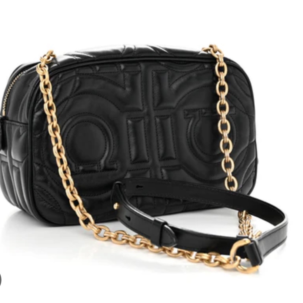 Salvatore Ferragamo Gancini Camera Crossbody Bag - Picture 12 of 12